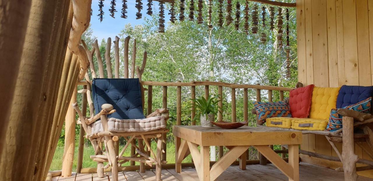 La Cabane Perchee Villelaure Экстерьер фото