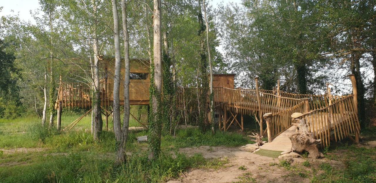 La Cabane Perchee Villelaure Экстерьер фото